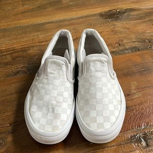 Vans Checkered Slip Ons